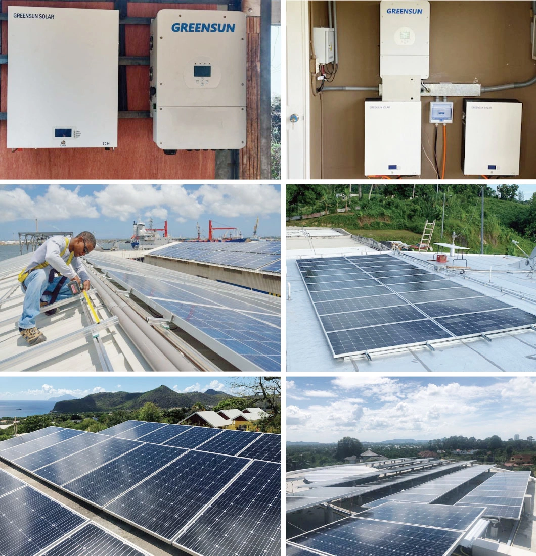 5kw 8kw 10kw 15kw 20kw 25kw 30kw on/off Grid Hybrid Solar Power System