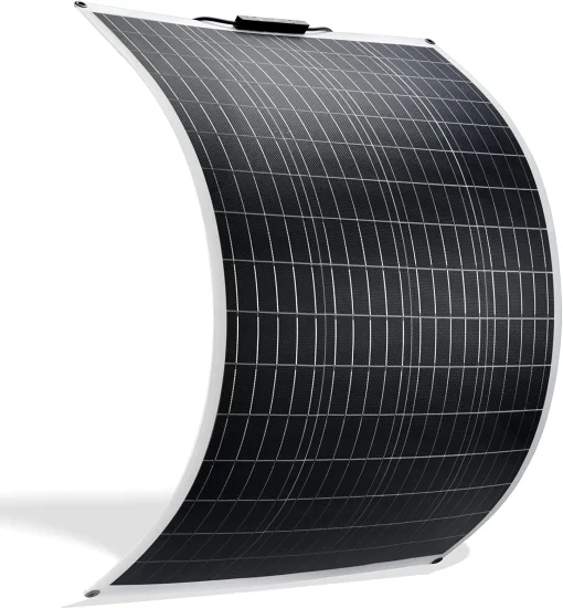 Topray Solar Impermeabile 24V/12V Mono Pannello Solare Pieghevole Caricabatterie Pieghevole 100W Off Grid Efte Pannelli Solari Flessibili per Casa, Camper, Barca, Furgone, Auto
