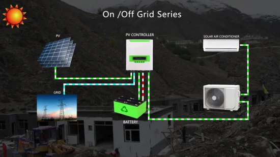 Climatizzatore solare ibrido mini split a risparmio energetico fino al 100% con energia verde
