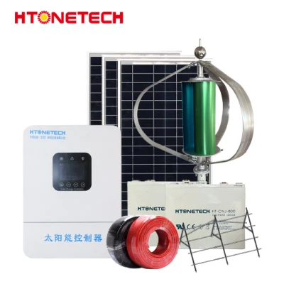 Produttore di sistemi eolici ibridi Htonetech Sistema di energia eolica solare 100kw 200kw Cina Sistema di generatore di energia solare 10khw 30khw 50khw